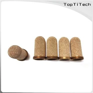 Sintrade kopparpulverfilterelement