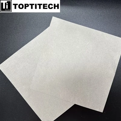 0,4 mm nickelfiberpapper för elektrolysörer